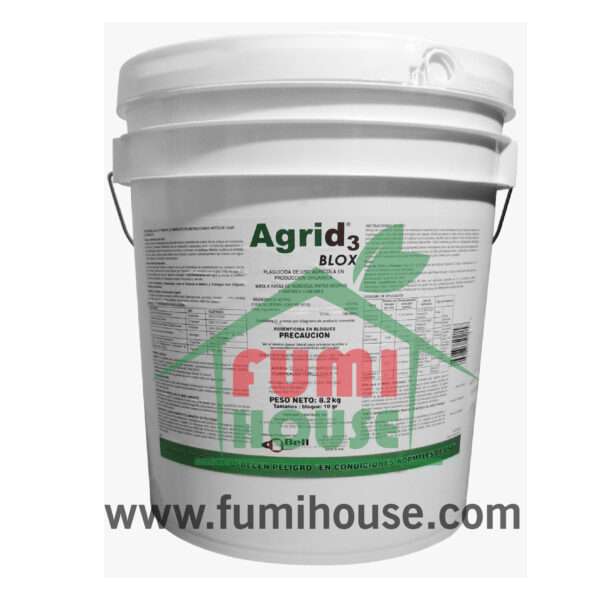 AGRID3 BLOX-COLECALCIFEROL D3-BALDE POR 8.2 KG-RODENTICIDA ORGANICO